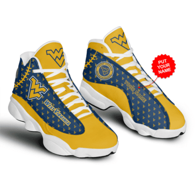 West Virginia Mountaineers Air Jordan 13 Custom Sneakers For Fans JD13092 4 West Virginia Mountaineers Air Jordan 13 Custom Sneakers For Fans JD13092 4