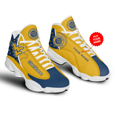 West Virginia Mountaineers Air Jordan 13 Custom Sneakers For Fans JD13093 1 West Virginia Mountaineers Air Jordan 13 Custom Sneakers For Fans JD13093 1