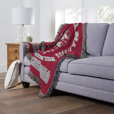 Alabama Crimson Tide Commemorative Woven Tapestry Throw Blanket 4