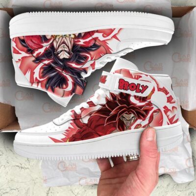 Broly Super Saiyan 4 Sneakers Air Mid Custom Dragon Ball Anime Shoes 3 Broly Super Saiyan 4 Sneakers Air Mid Custom Dragon Ball Anime Shoes 3
