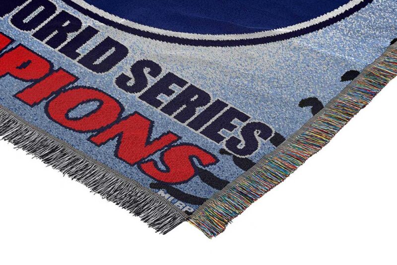 Chicago Cubs MLB Commemorative Woven Tapestry Throw Blanket 1