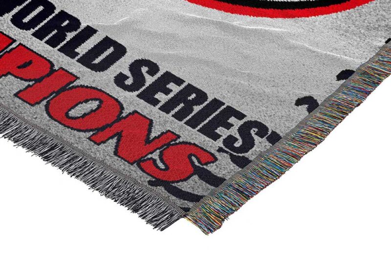 Cincinnati Reds MLB Commemorative Woven Tapestry Throw Blanket 1