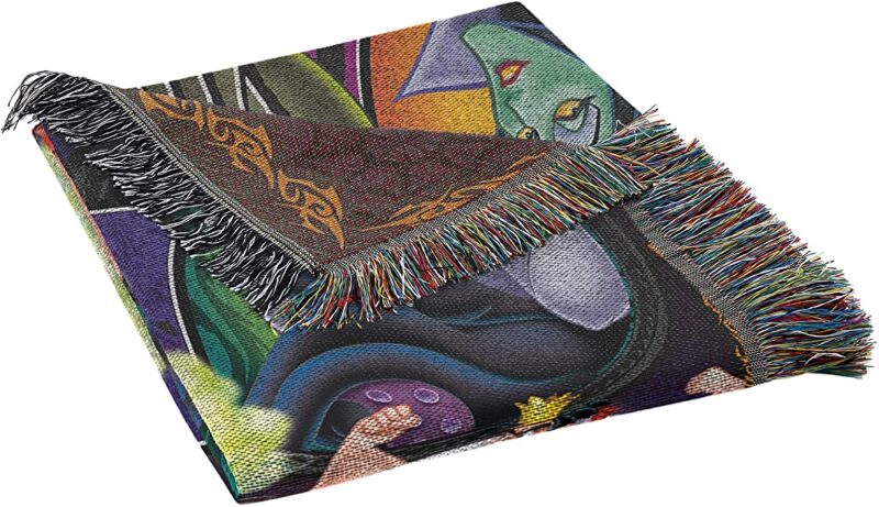 Disney Pixar Villains Vile Villains Woven Tapestry Throw Blanket 1