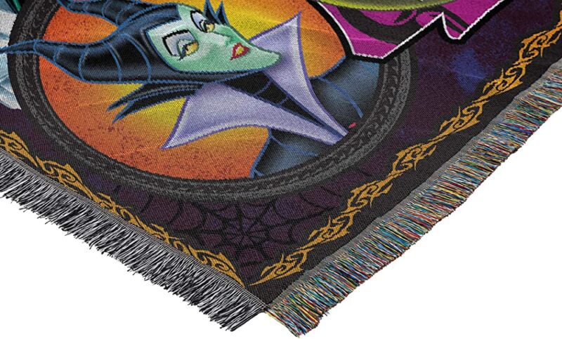 Disney Pixar Villains Vile Villains Woven Tapestry Throw Blanket 2