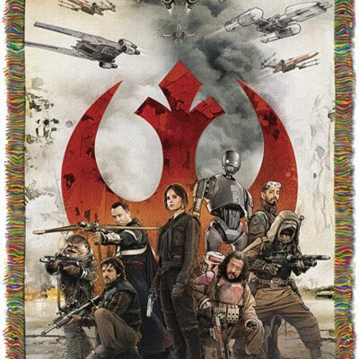 Disney Star Wars: Rouge One "Rouges" Woven Tapestry Throw Blanket