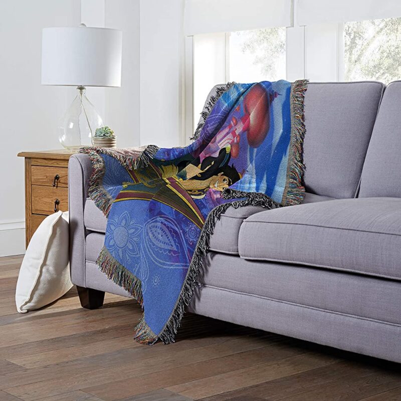 Disneys Aladdin A Whole New World Woven Tapestry Throw Blanket 4