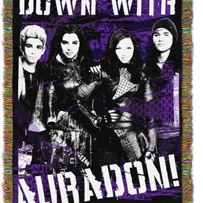 Disney's Descendants "Rotten" Woven Tapestry Throw Blanket