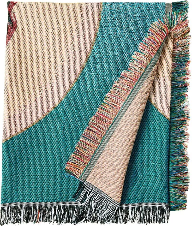 Disneys The Little Mermaid Poster Woven Tapestry Throw Blanket 1