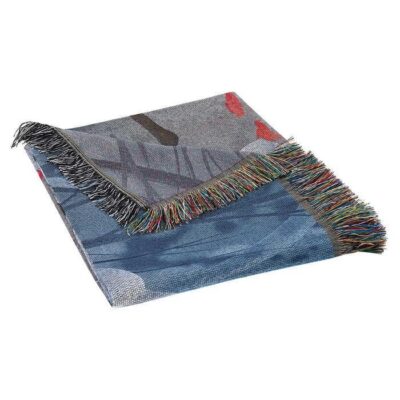 Frozen 2 In The Leaves Woven Tapestry Throw Blanket 3