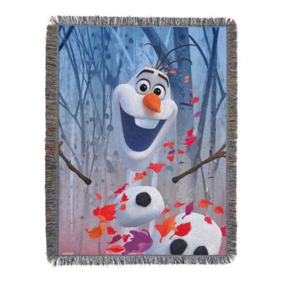 Frozen 2, In The Leaves Woven Tapestry Throw Blanket