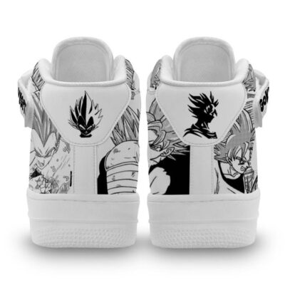 Goku Blue and Vegeta Blue Sneakers Air Mid Dragon Ball Shoes Mix Manga 2 Goku Blue and Vegeta Blue Sneakers Air Mid Dragon Ball Shoes Mix Manga 2