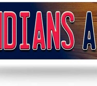Indians Metal Street Sign