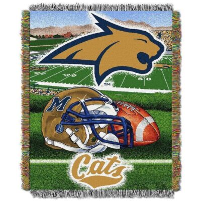Montana State Bobcats Home Field Advantage Woven Tapestry Throw Blanket