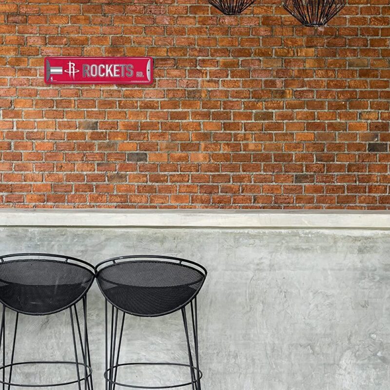 NBA Houston Rockets Home Decor Metal Street Sign 1