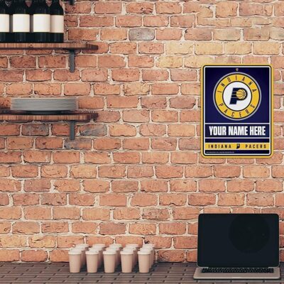 NBA Indiana Pacers Personalized Custom Metal Parking Sign Wall Decor Indoor Ourdoor 2 NBA Indiana Pacers Personalized Custom Metal Parking Sign Wall Decor Indoor Ourdoor 2