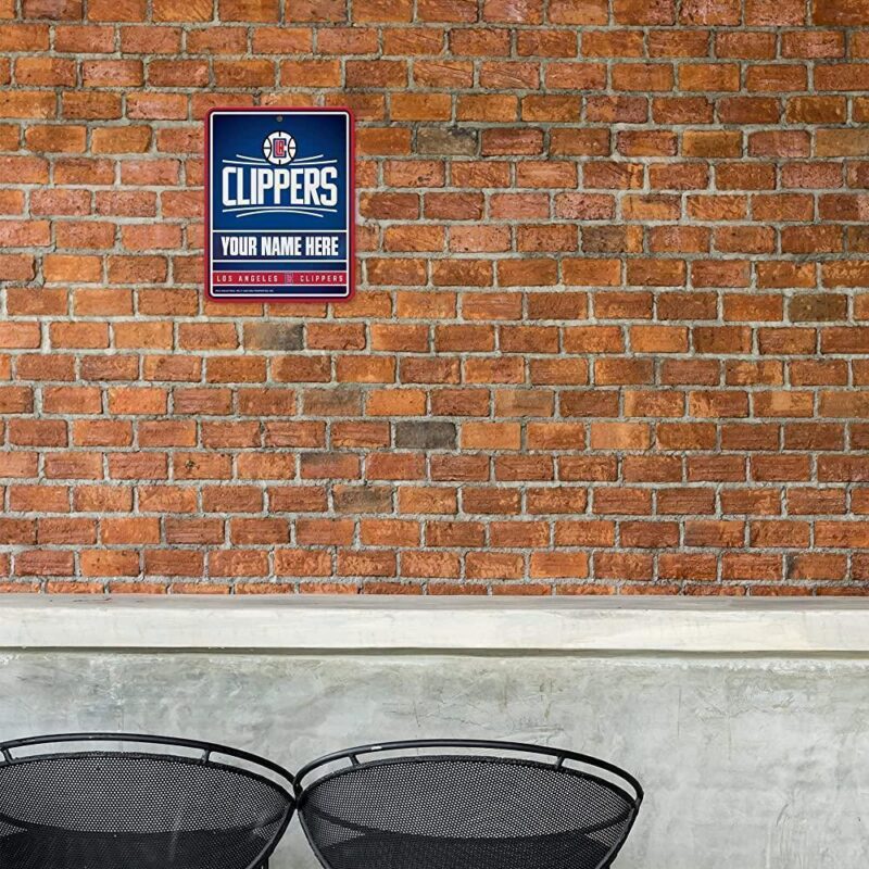 NBA Los Angeles Clippers Personalized Custom Metal Parking Sign Wall Decor Indoor Ourdoor 1