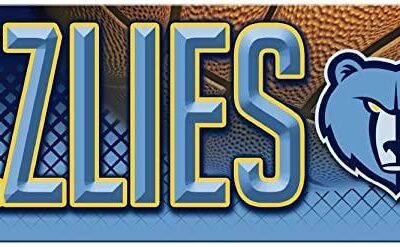 NBA Memphis Grizzlies Metal Street Sign Decor