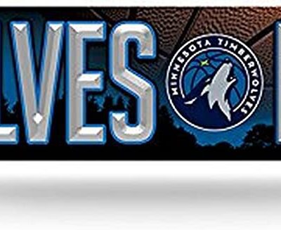 NBA Minnesota Timberwolves Metal Street Sign Decor