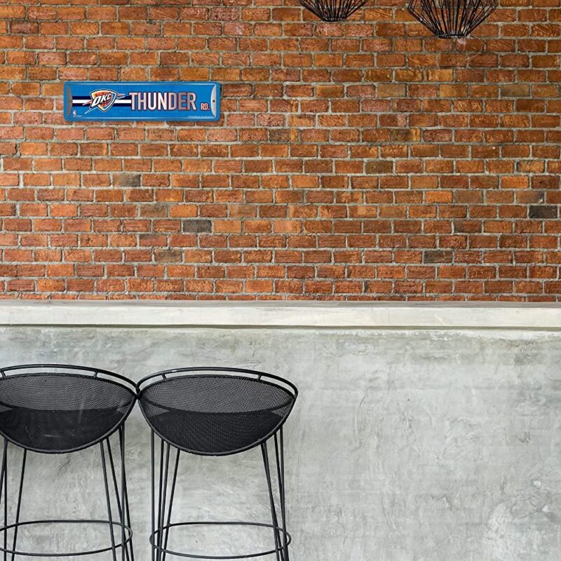 NBA Oklahoma City Thunder Home Decor Metal Street Sign 1