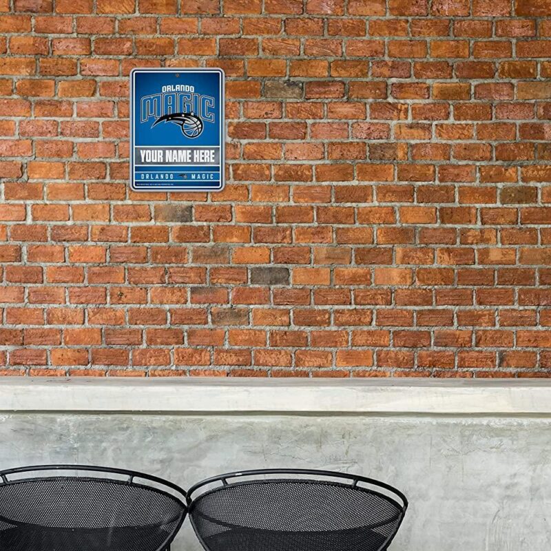 NBA Orlando Magic Personalized Custom Metal Parking Sign Wall Decor Indoor Ourdoor 1