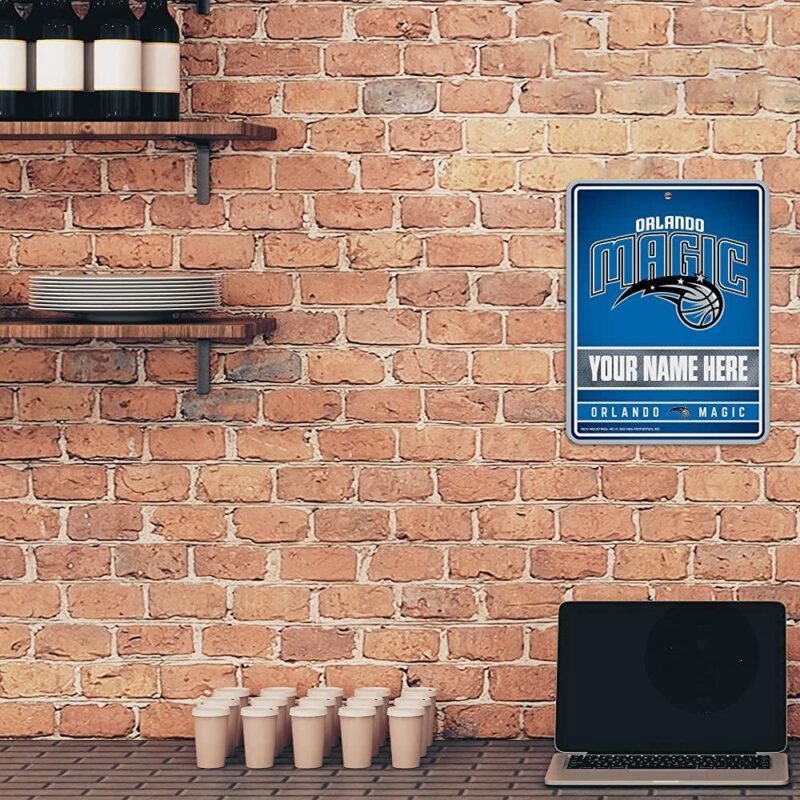NBA Orlando Magic Personalized Custom Metal Parking Sign Wall Decor Indoor Ourdoor 2