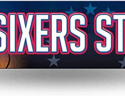 NBA Philadelphia 76ers Metal Street Sign Decor