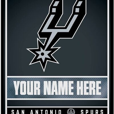 NBA San Antonio Spurs Personalized Custom Metal Parking Sign Wall Decor Indoor Ourdoor
