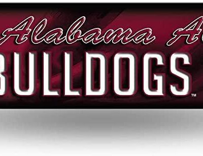 NCAA Alabama A&M Bulldogs Metal Street Sign Decor
