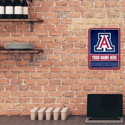NCAA Arizona Wildcats Personalized Custom Metal Parking Sign Wall Decor Indoor Ourdoor 2 NCAA Arizona Wildcats Personalized Custom Metal Parking Sign Wall Decor Indoor Ourdoor 2