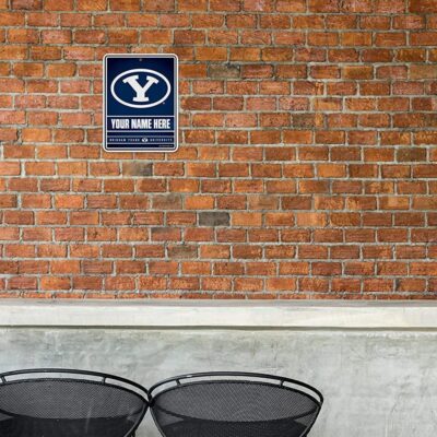 NCAA BYU Cougars Personalized Custom Metal Parking Sign Wall Decor Indoor Ourdoor 1 NCAA BYU Cougars Personalized Custom Metal Parking Sign Wall Decor Indoor Ourdoor 1