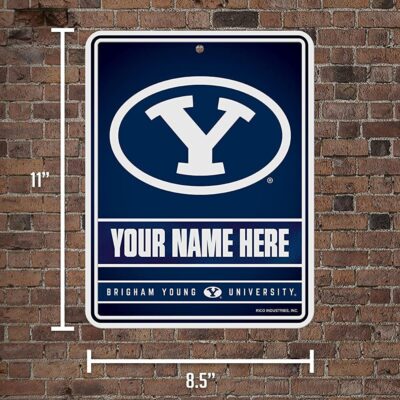 NCAA BYU Cougars Personalized Custom Metal Parking Sign Wall Decor Indoor Ourdoor 5 NCAA BYU Cougars Personalized Custom Metal Parking Sign Wall Decor Indoor Ourdoor 5
