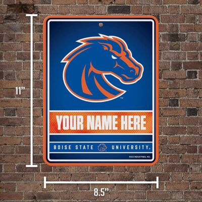 NCAA Boise State Broncos Personalized Custom Metal Parking Sign Wall Decor Indoor Ourdoor 5 NCAA Boise State Broncos Personalized Custom Metal Parking Sign Wall Decor Indoor Ourdoor 5