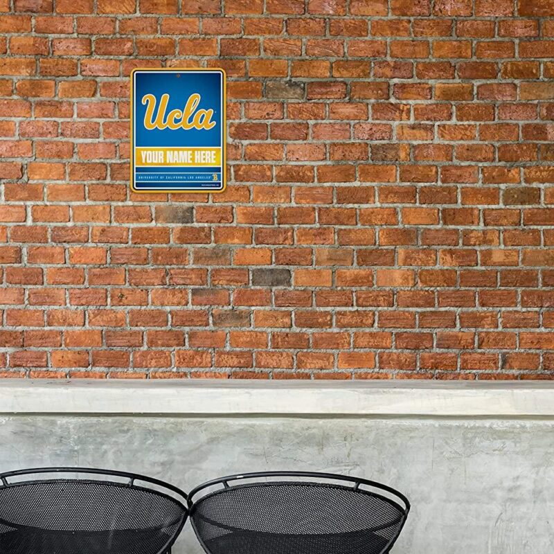 NCAA California Los Angeles Bruins Personalized Custom Metal Parking Sign Wall Decor Indoor Ourdoor 1