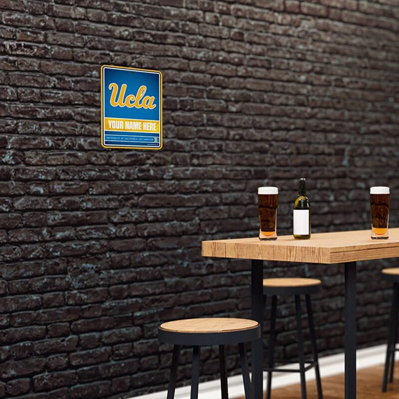 NCAA California Los Angeles Bruins Personalized Custom Metal Parking Sign Wall Decor Indoor Ourdoor 4