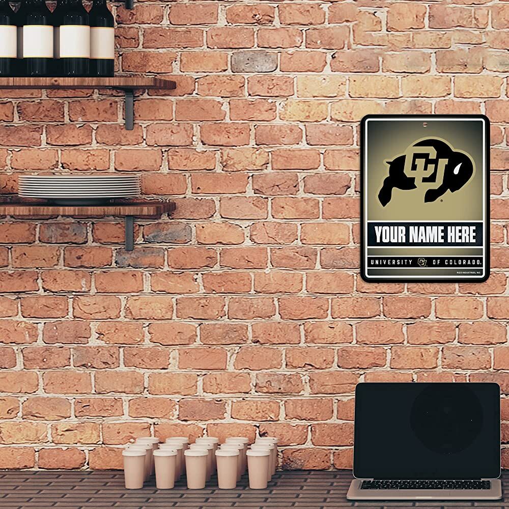 NCAA-Colorado-Buffaloes-Personalized-Custom-Metal-Parking-Sign-Wall-Decor-Indoor-Ourdoor-2 NCAA Colorado Buffaloes Personalized Custom Metal Parking Sign Wall Decor Indoor Ourdoor 2