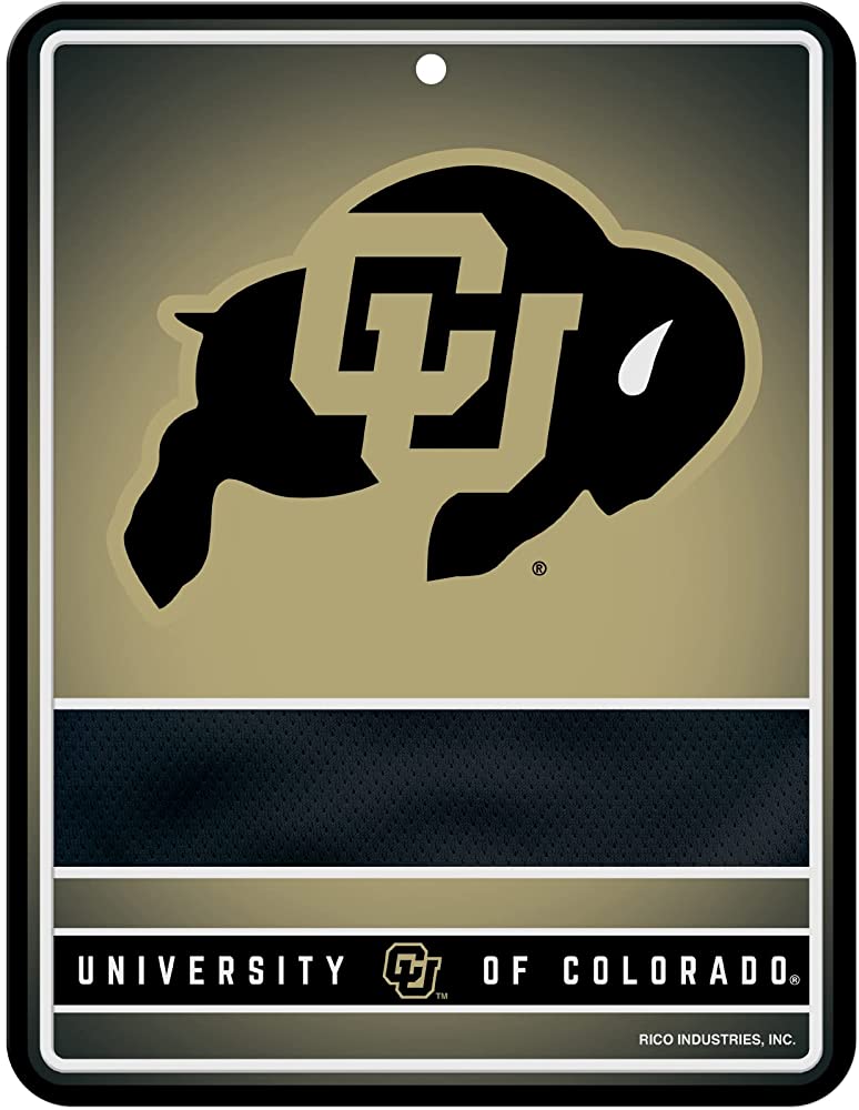 NCAA Colorado Buffaloes Personalized Custom Metal Parking Sign Wall Decor Indoor Ourdoor 6