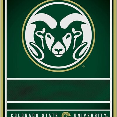 NCAA Colorado State Rams Personalized Custom Metal Parking Sign Wall Decor Indoor Ourdoor 6