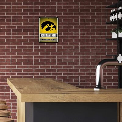 NCAA Iowa Hawkeyes Personalized Custom Metal Parking Sign Wall Decor Indoor Ourdoor 3 NCAA Iowa Hawkeyes Personalized Custom Metal Parking Sign Wall Decor Indoor Ourdoor 3
