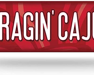 NCAA Louisiana Lafayette Ragin' Cajuns Metal Street Sign Decor