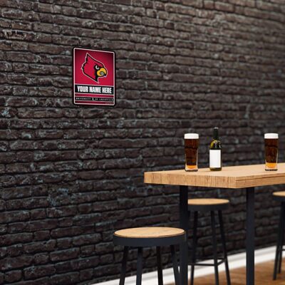 NCAA Louisville Cardinals Personalized Custom Metal Parking Sign Wall Decor Indoor Ourdoor 4 NCAA Louisville Cardinals Personalized Custom Metal Parking Sign Wall Decor Indoor Ourdoor 4