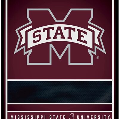 NCAA Mississippi State Bulldogs Personalized Custom Metal Parking Sign Wall Decor Indoor Ourdoor 6