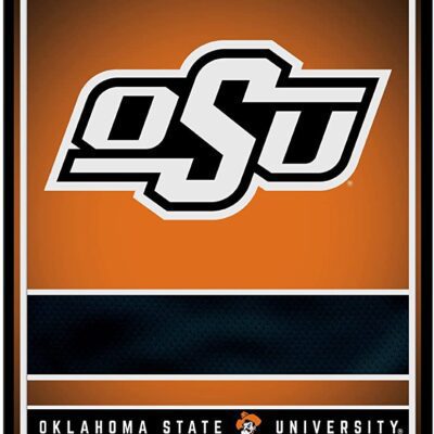 NCAA Oklahoma State Cowboys Personalized Custom Metal Parking Sign Wall Decor Indoor Ourdoor 6