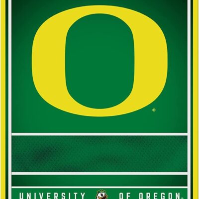 NCAA Oregon Ducks Personalized Custom Metal Parking Sign Wall Decor Indoor Ourdoor 6