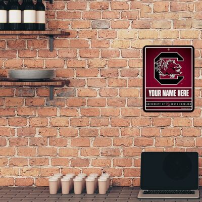 NCAA South Carolina Gamecocks Personalized Custom Metal Parking Sign Wall Decor Indoor Ourdoor 2 NCAA South Carolina Gamecocks Personalized Custom Metal Parking Sign Wall Decor Indoor Ourdoor 2