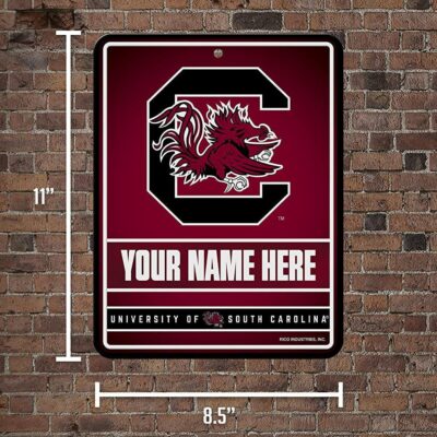 NCAA South Carolina Gamecocks Personalized Custom Metal Parking Sign Wall Decor Indoor Ourdoor 5 NCAA South Carolina Gamecocks Personalized Custom Metal Parking Sign Wall Decor Indoor Ourdoor 5