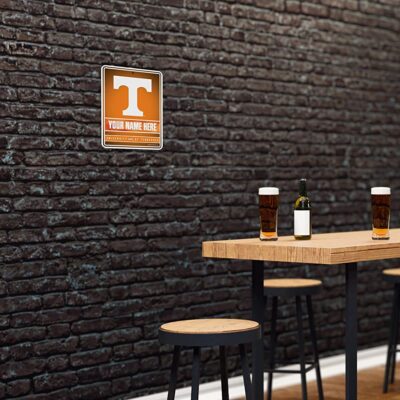 NCAA Tennessee Volunteers Personalized Custom Metal Parking Sign Wall Decor Indoor Ourdoor 4