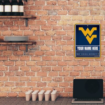 NCAA West Virginia Mountaineers Personalized Custom Metal Parking Sign Wall Decor Indoor Ourdoor 2 NCAA West Virginia Mountaineers Personalized Custom Metal Parking Sign Wall Decor Indoor Ourdoor 2