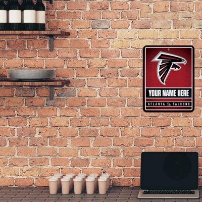 NFL Atlanta Falcons Personalized Custom Metal Parking Sign Wall Decor Indoor Ourdoor 2 NFL Atlanta Falcons Personalized Custom Metal Parking Sign Wall Decor Indoor Ourdoor 2