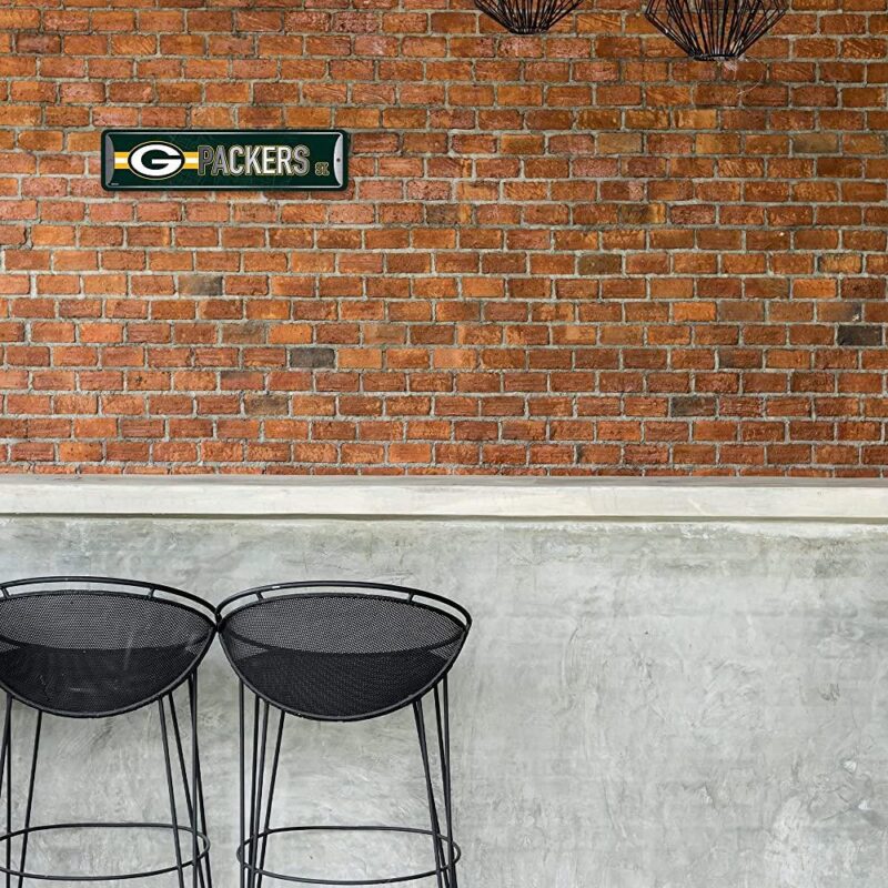NFL Green Bay Packers Home Decor Metal Street Sign 1