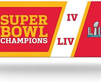 NFL Kansas City Chiefs Metal Street Sign 2X Multi-Champions
